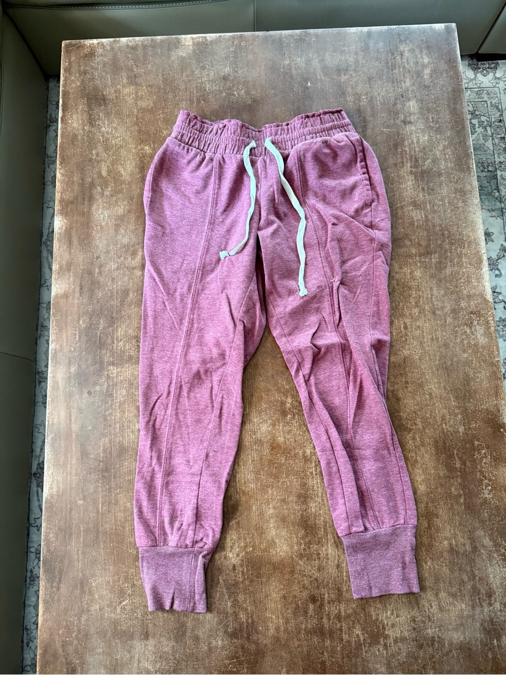 Xhilaration Mauve Jogger Pants with Drawstring